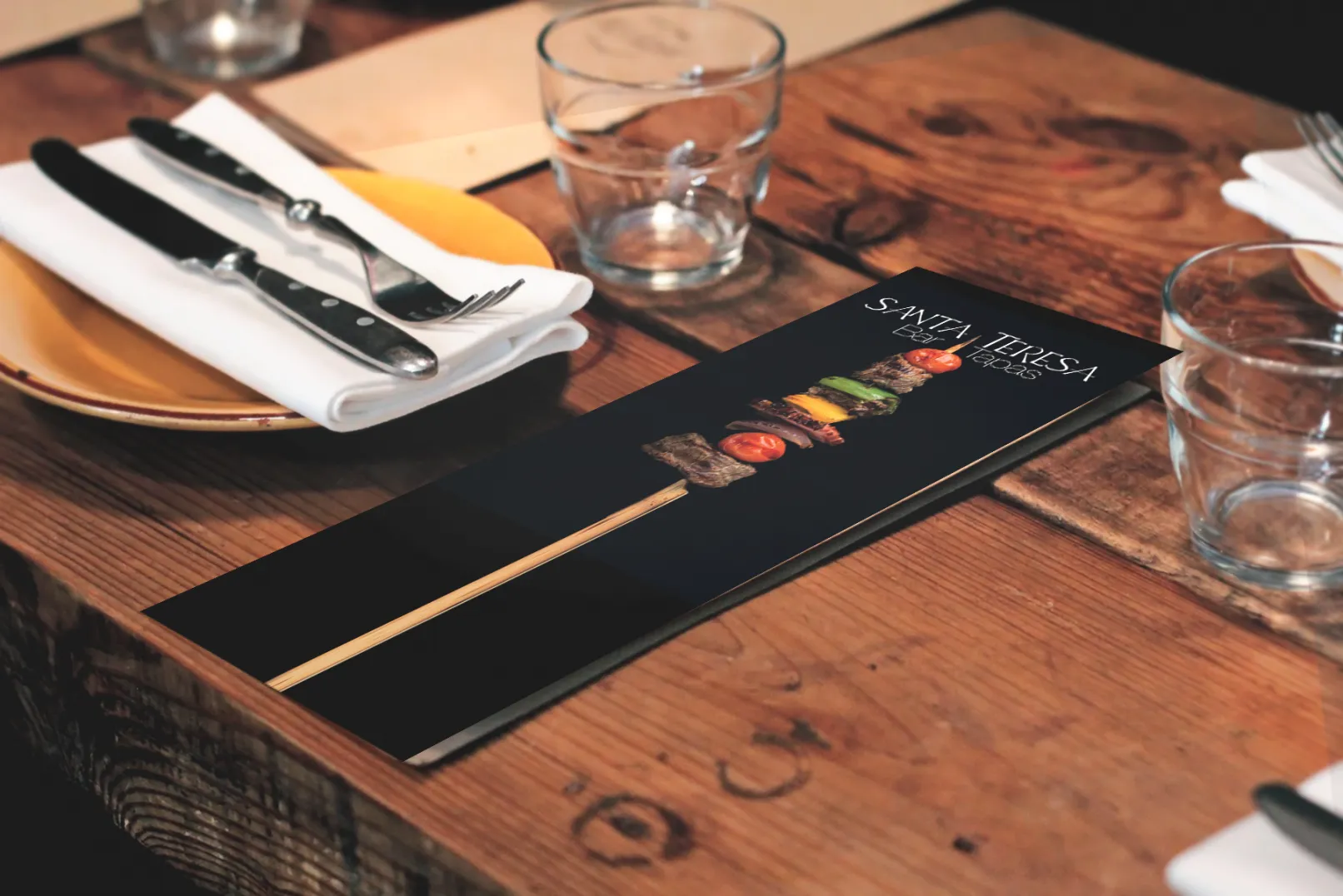 Carta Bar de Tapas Santa Teresa